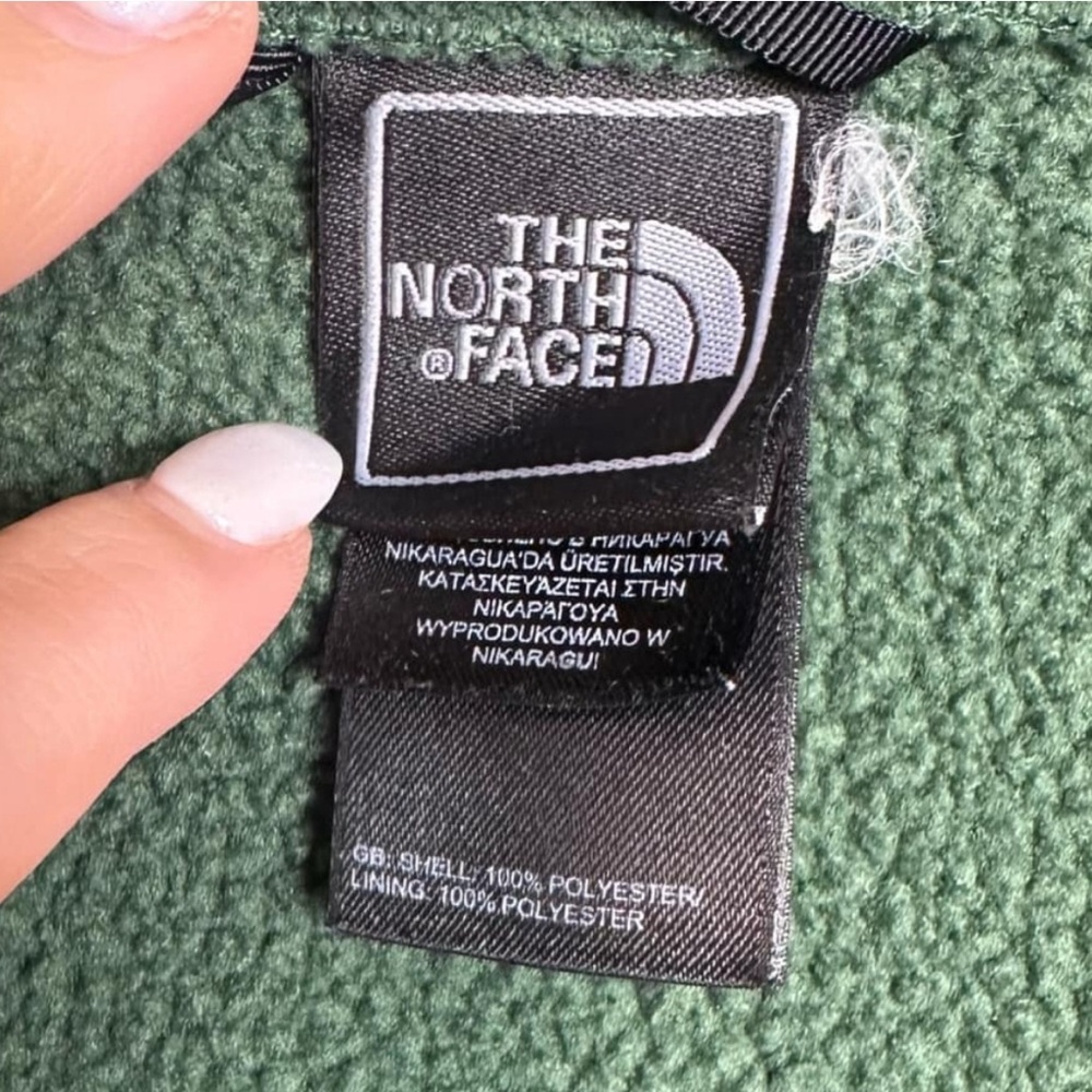 The North Face Green Fleece Jacket - Picture 3 of 4